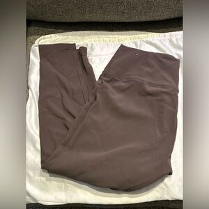 Calia XXL Purple/Taupe Ribbed Leggings